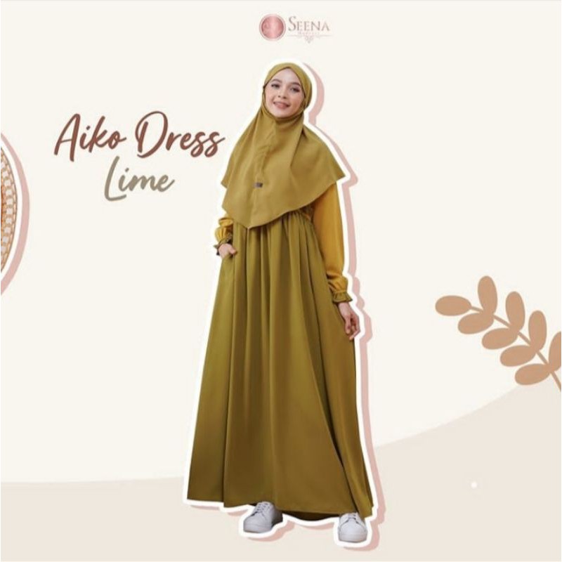 Aiko Dress, Gamis Syari, Seena Modesty