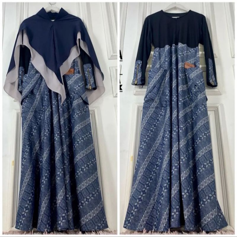 Chahra Denim Batik by haliza syari