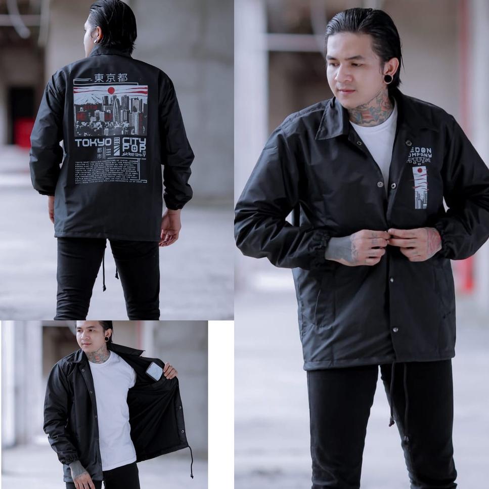 ㊊ Jaket Coach Erigo // Jaket Pria Coach // Sweater jacket bandung // Jaket Erigo Apparell CJ Pria //