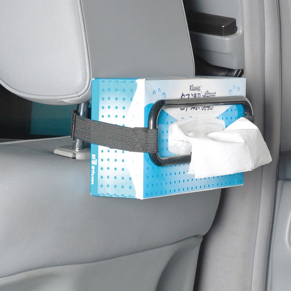 Car Sun Visor Seat Kembali Tissue Napkin Paper Box Holder