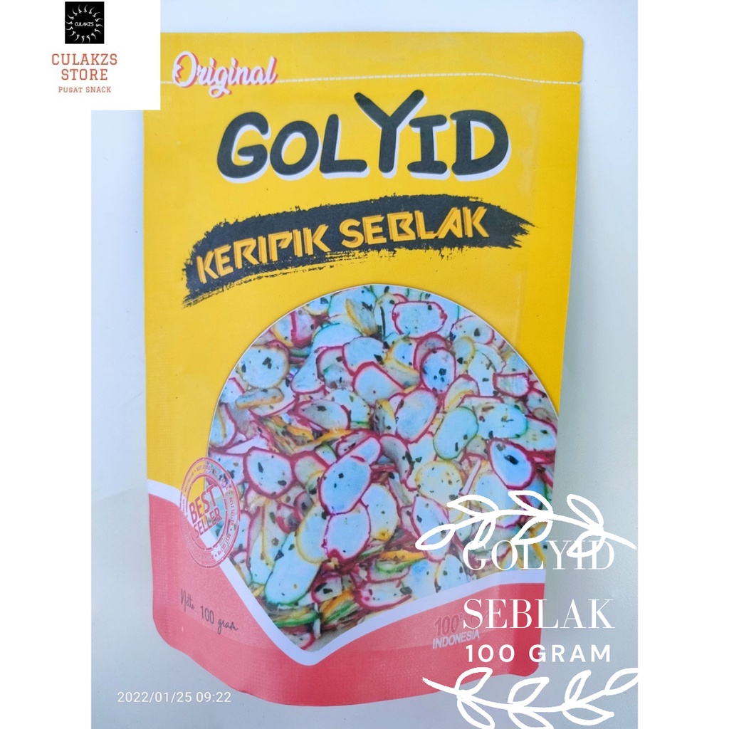 

GOLYID SEBLAK KERING MAKANAN RINGAN ENAK GURIH 100 GRAM