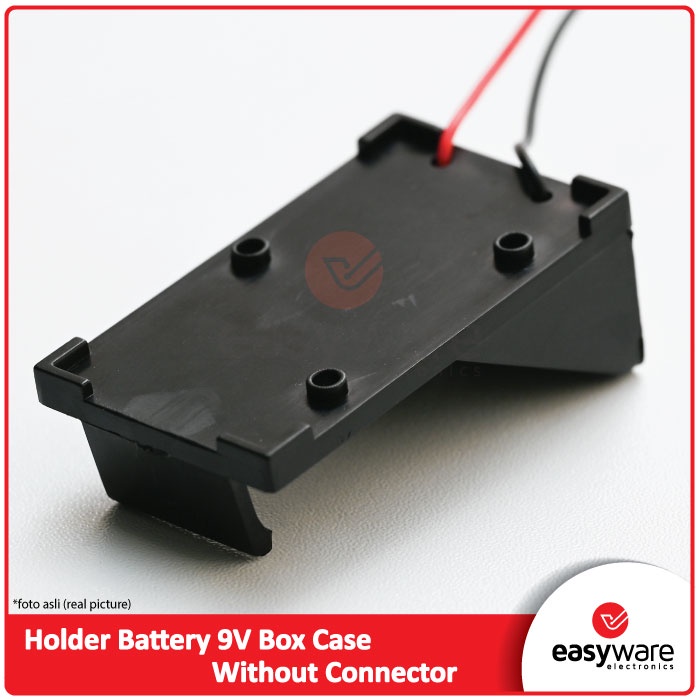 9V Battery Box Case Holder without connector - Holder Battery 9V