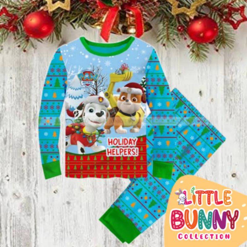 PAW PATROL PAJAMAS XMAS EDITION