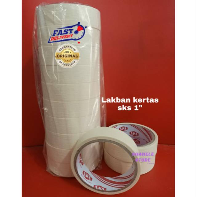 

Lakban Kertas SKS 1" Masking Tape