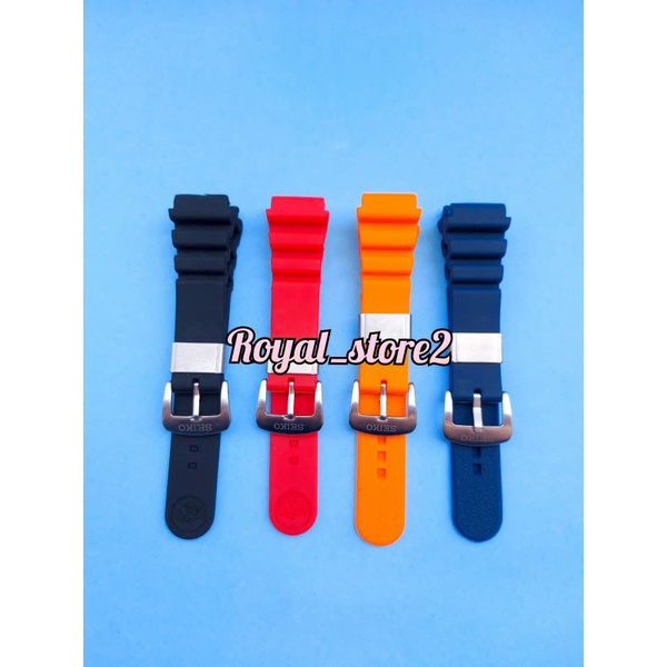 Strap Tali Jam Tangan Seiko Driver, Tali Jam Tangan Rubber Seiko 22MM