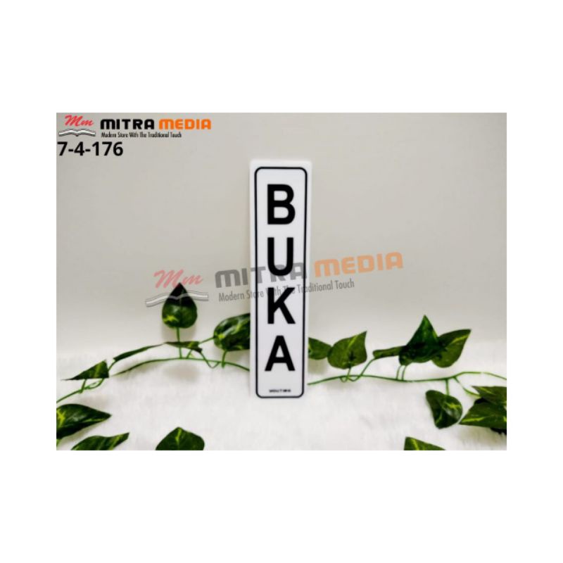 

Acrilic Tulisan Buka Tempel