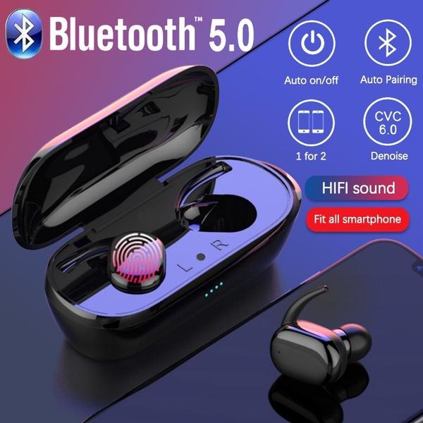 MallCasing - TWS Y30 Headset Bluetooth Android Earphones Earbuds Wireless 5.0 Stereo Sound Music in-ear with Mic