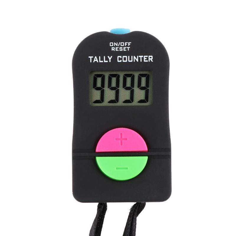 Btsg 0-9999 Tally Counter / Penghitung Digital Manual Dengan Layar LCD