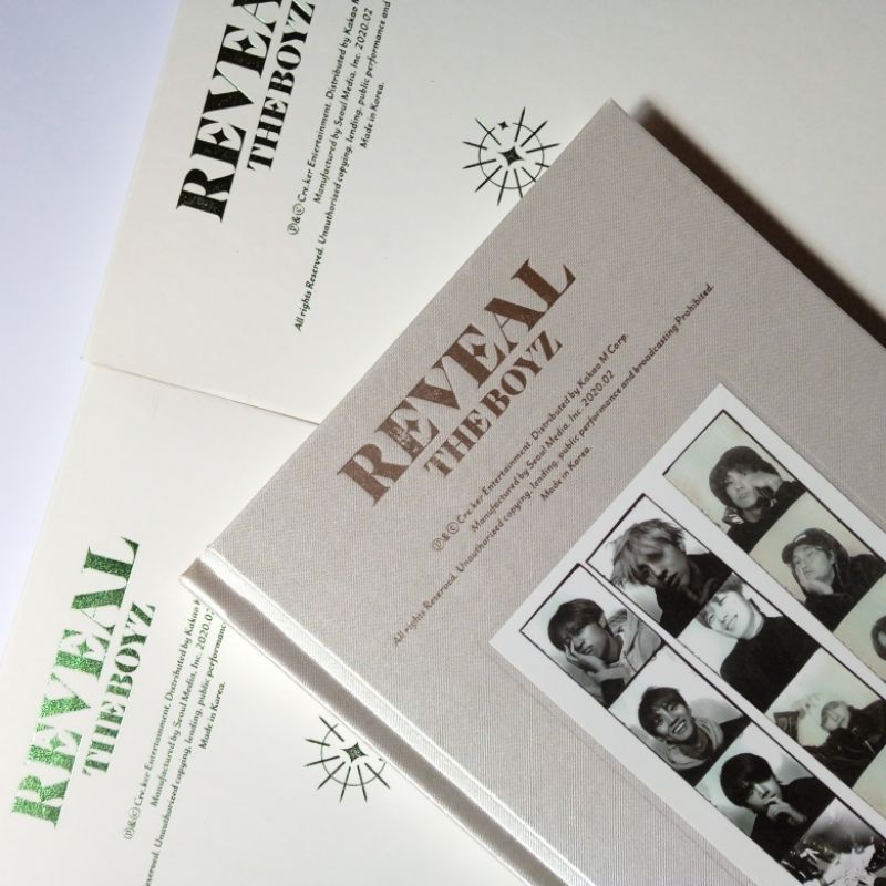 album only the boyz reveal boy ver
