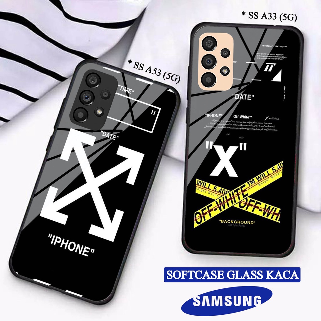 Softcase Glass Kaca  SAMSUNG A33(5G) A53(5G) - Casing HP SAMSUNG A33(5G) A53(5G) [ S51 ].