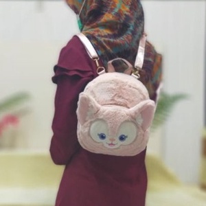 Tas Ransel Selempang LinaBell  Lotso 2Rest Multy Fungsi/Backpack/Tas Slempang Anah Perempuan