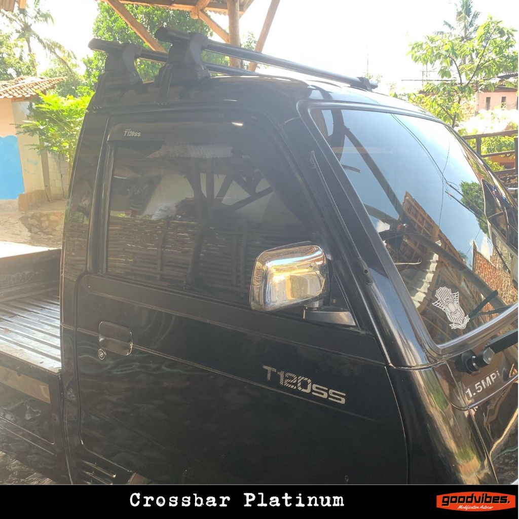 Cross Bar Jepit Body Universal Platinum Goodvibes