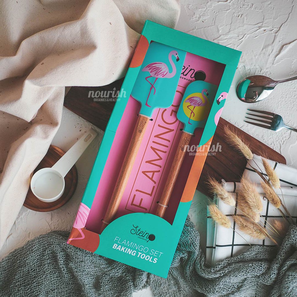 Stein Cookware Flamingo Baking Spatula Set