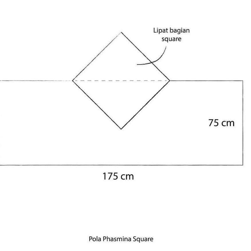 PASHMINA SQUARE CERUTY PREMIUM / PASMINA SEGITIGA / PASMINA SQUARE  ANTEM ANTI TEMBEM PART 1-2