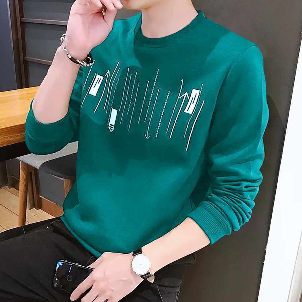 Kaos Basic Santai Distro Dewasa Premium Import Baju Laki2 Cowok Baju Kaos Distro Lengan Panjang Mido