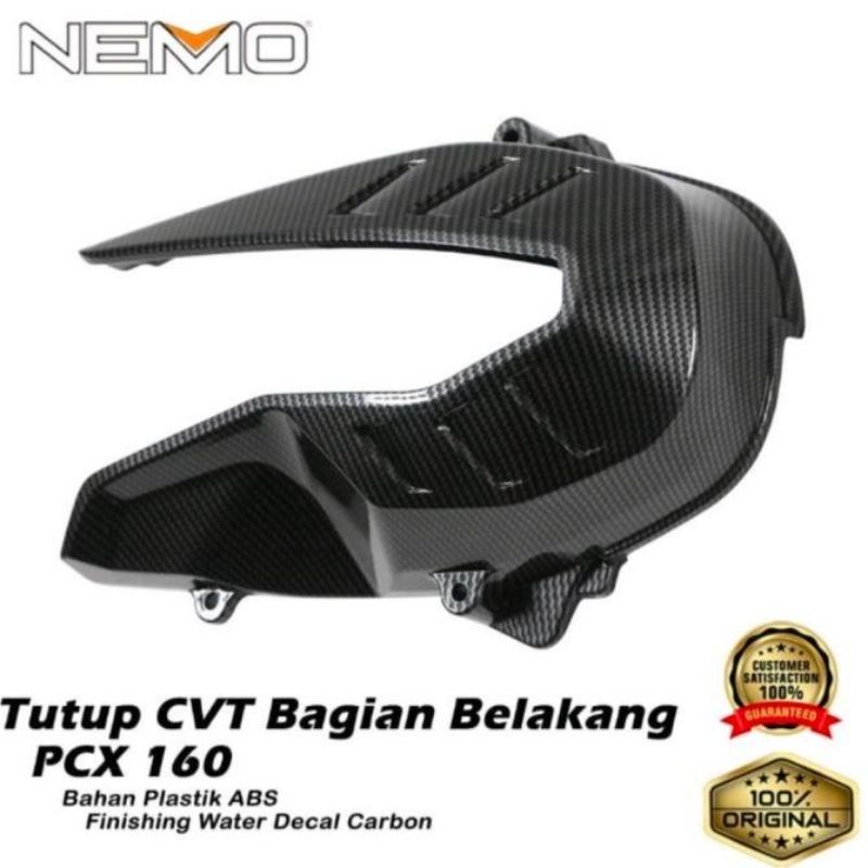 PAKETAN 3IN 2IN TUTUP/COVER CVT HAWA FILTER PCX 160  ADV 160 SMOKE BENING KARBON NEMO VARIASI MIKA CVT TRANSPARAN BENING