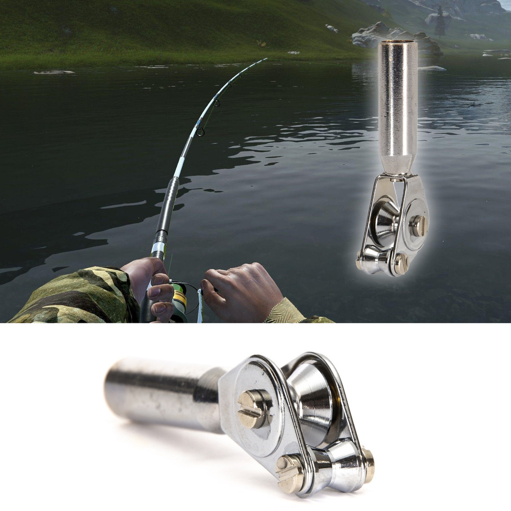 [Jianxin] Ring Guide Ujung Joran Pancing Portable Reusable Bahan Stainless Steel