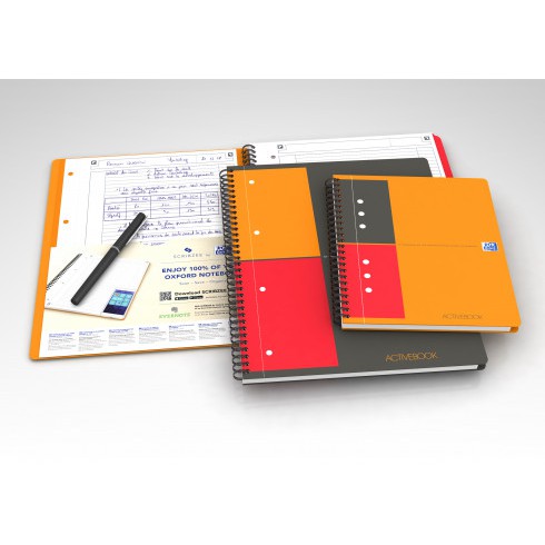 

OXFORD INTERNATIONAL ACTIVEBOOKS A4 Squared D Grey 100104329