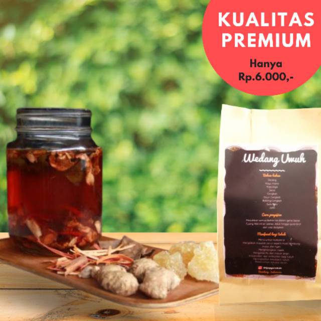 

Wedang Uwuh Premium ( Rempah berkualitas + Jahe + Gula Batu )