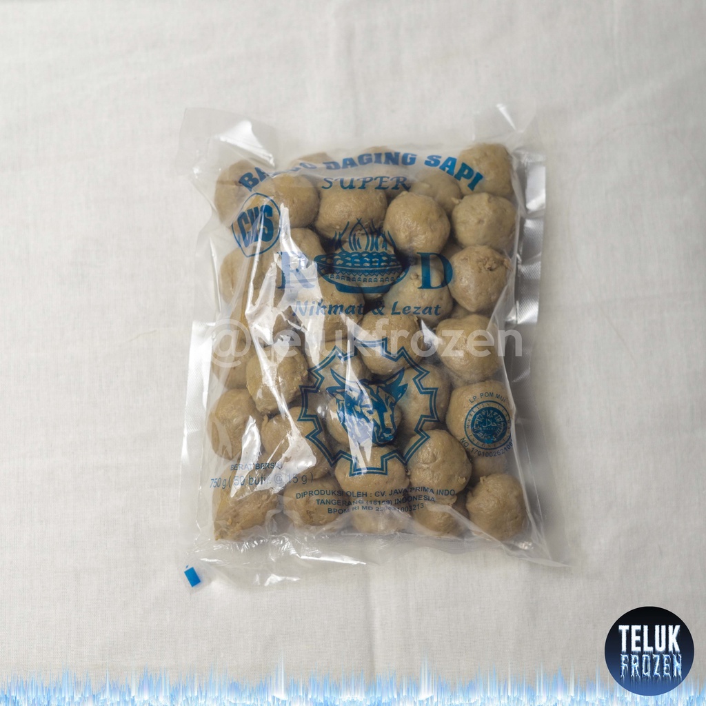 

Bakso sapi cks isi 50 sbb enak murah baso rd biru super butir pcs