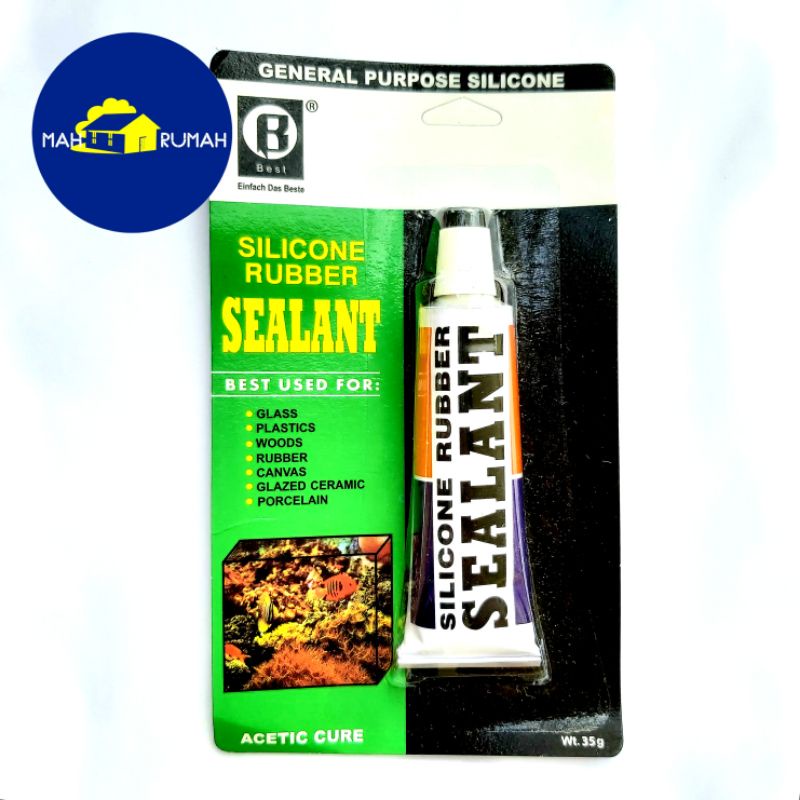 LEM KACA Silicone Sealant Silikon Aquarium Tube - BEST 35gram KECIL