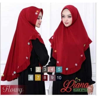 JILBAB FLOWY HIJAB SYARI