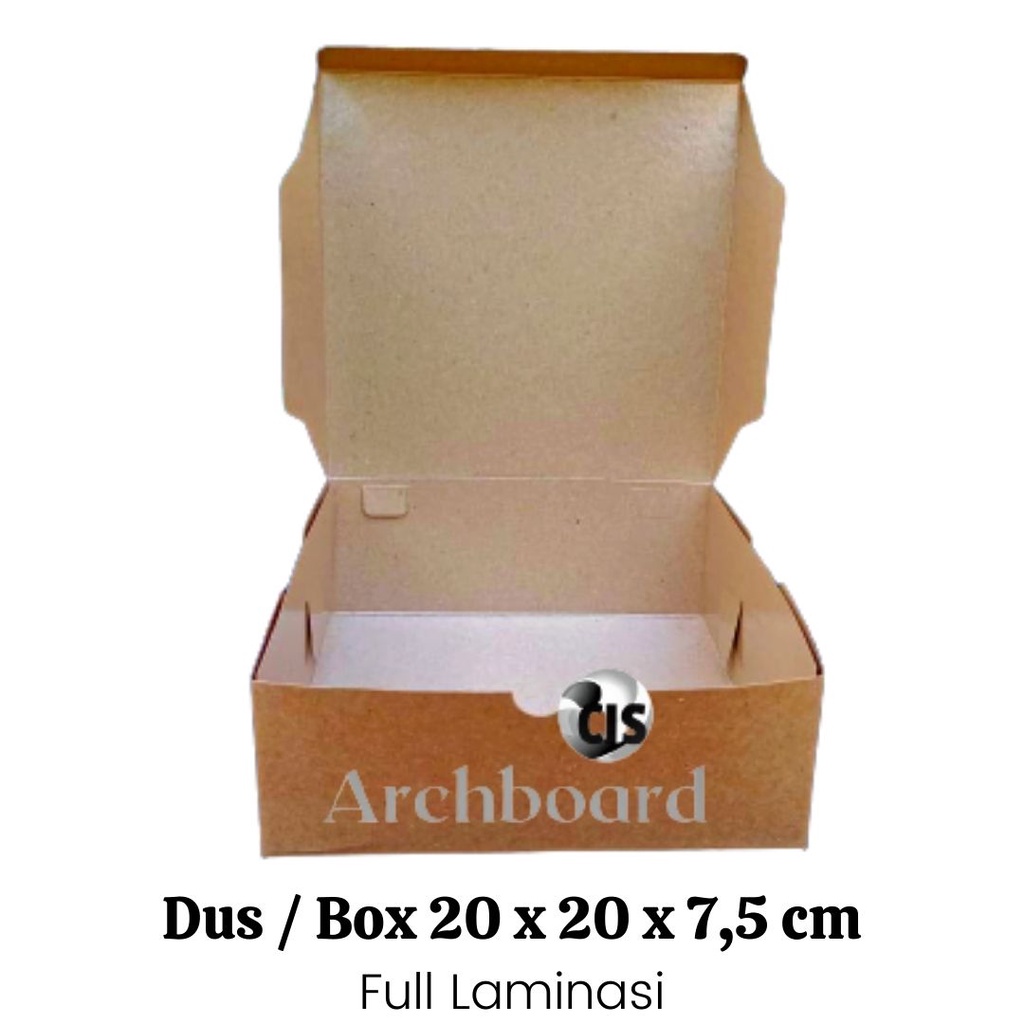 

Dus / Box Katering 20 x 20 x 7,5 cm / Box Snack 20x20x7,5 cm