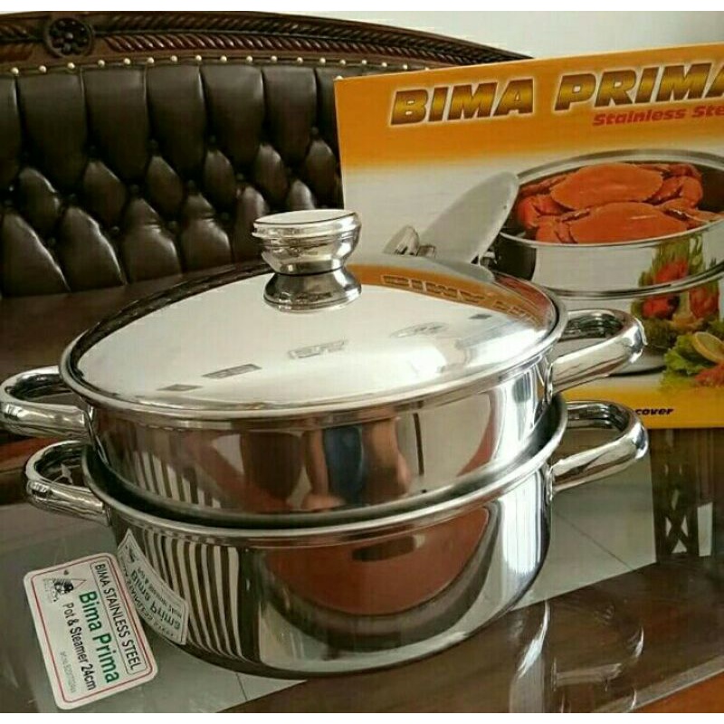 BIMA ORIGINAL Seri Prima Kukusan / Pot & Steamer Susun