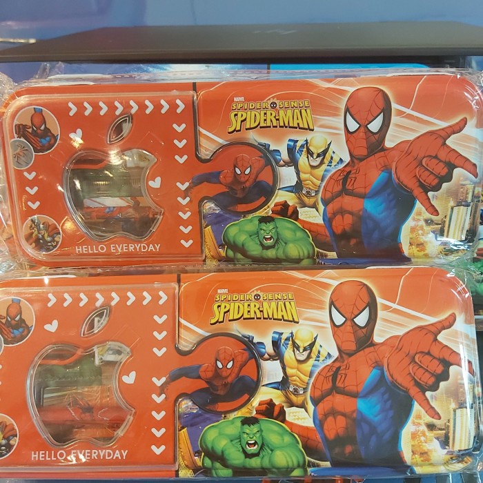 

Terbatas Tempat Pensil Kaleng Karakter Anak Spiderman Promo