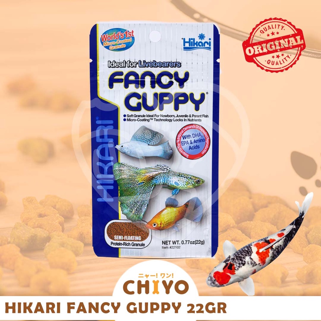 HIKARI TROPICAL FANCY GUPPY 22GR [MAKANAN IKAN HIAS]