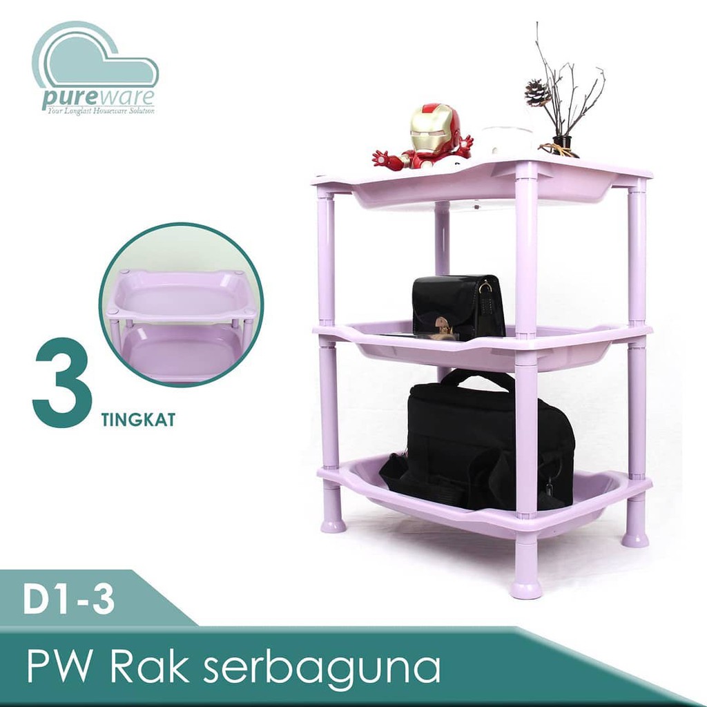 Rak Serbaguna / Rak Susun Serbaguna / Rak Susun Plastik 3 Susun