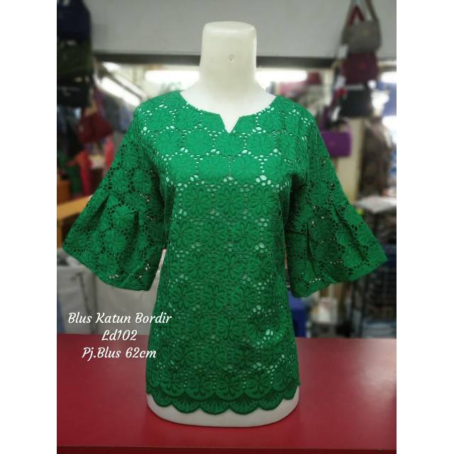 BLOUSE KATUN KW PINK BUTIK 1