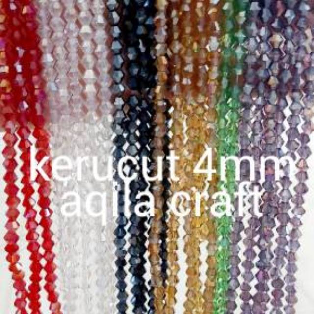 Kristal  kerucut 4mm