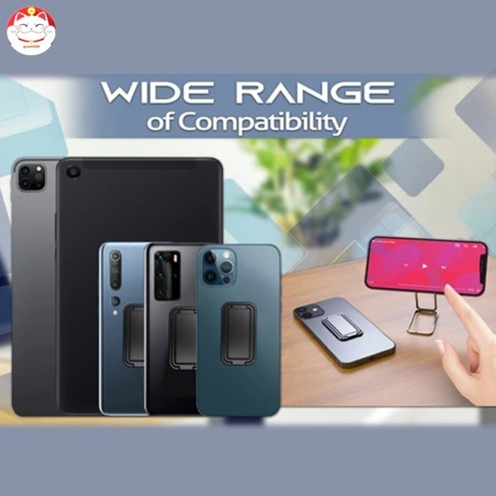 PREMIUM ABS Finger Ring Phone Holder Kickstand Rotasi 360 derajat