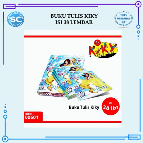 

Jual Buku Tulis Kiky Isi 38 Lembar Bergaransi