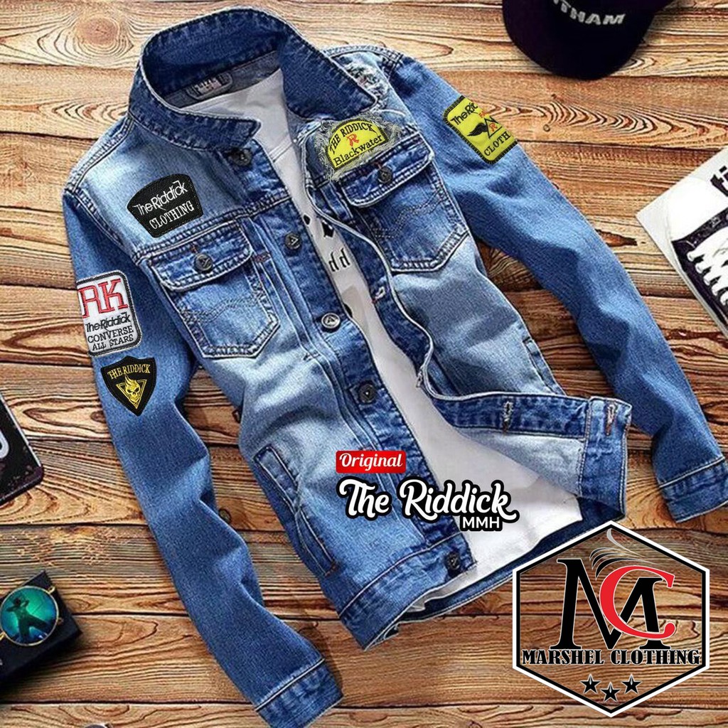 RCL - THE RIDDICK-JAKET JEANS EMBLEM-JEANS COWOK-JEANS FULL BORDIR-JAKET LEV'IS PRIA-JEANS DENIM 03