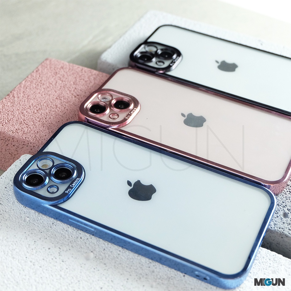 Metallic ProCamera Silicone Case iPhone 7 8 Plus X XS MAX XR 11 12 13 PRO MAX MINI