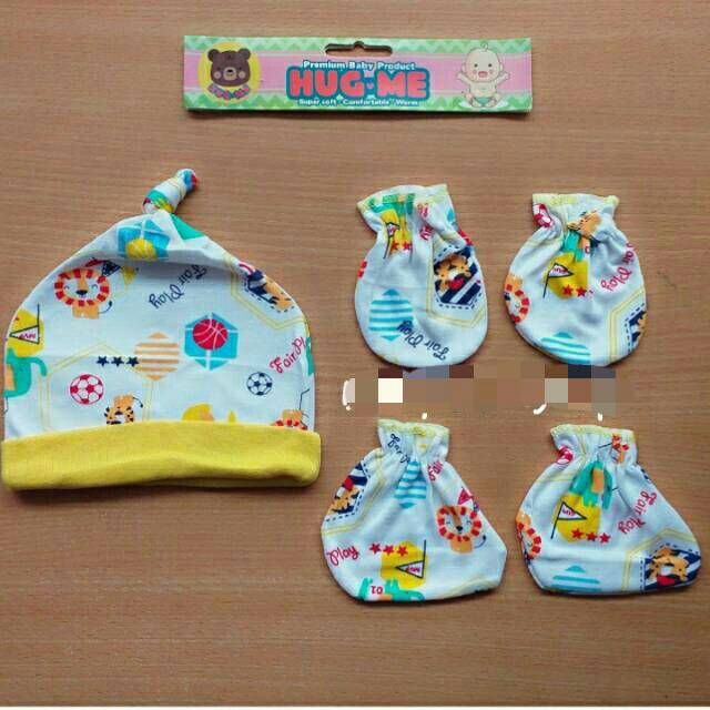 1SET TOPI BAYI HUG-ME new