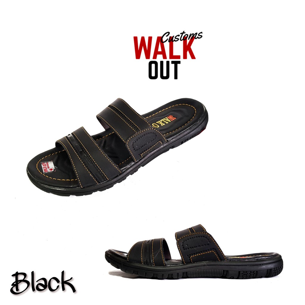 WALKOUT - Sandal Slide Ban 2 Pria Casual Synthetic Leather