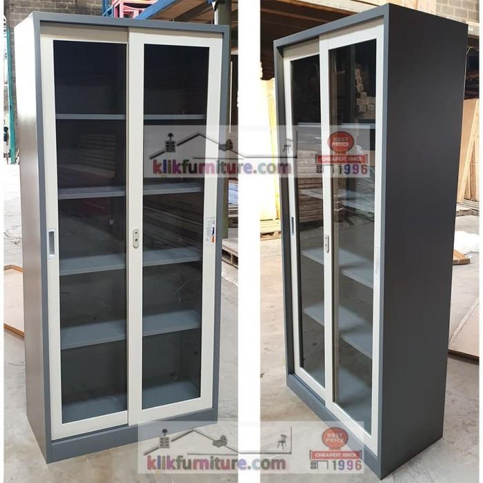 

Cabinet / Promo Super Lemari Arsip Besi Kantor Pintu Sliding Kaca Aa19Sl