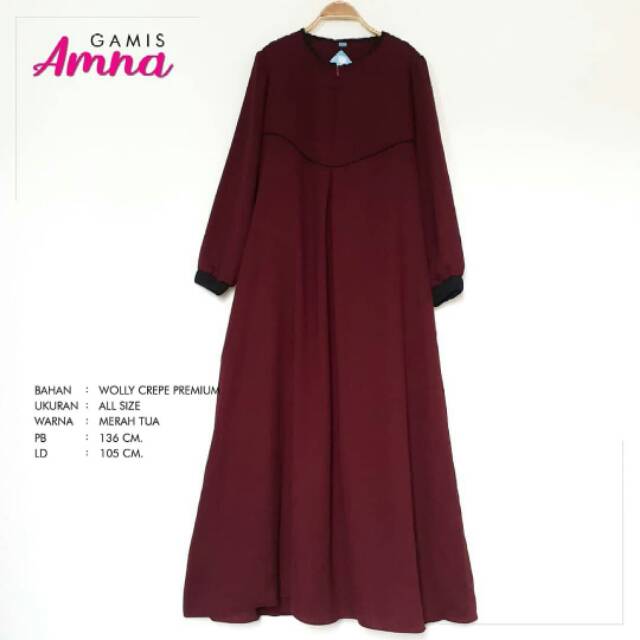 Gamis syar'i simple premium Quality