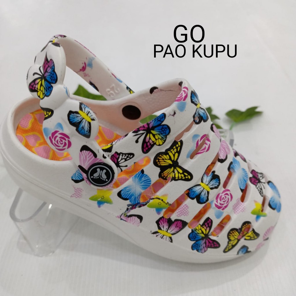 gos SEPATU SANDAL PAO KUPU Perempuan Sandal Slop Cewek Karet