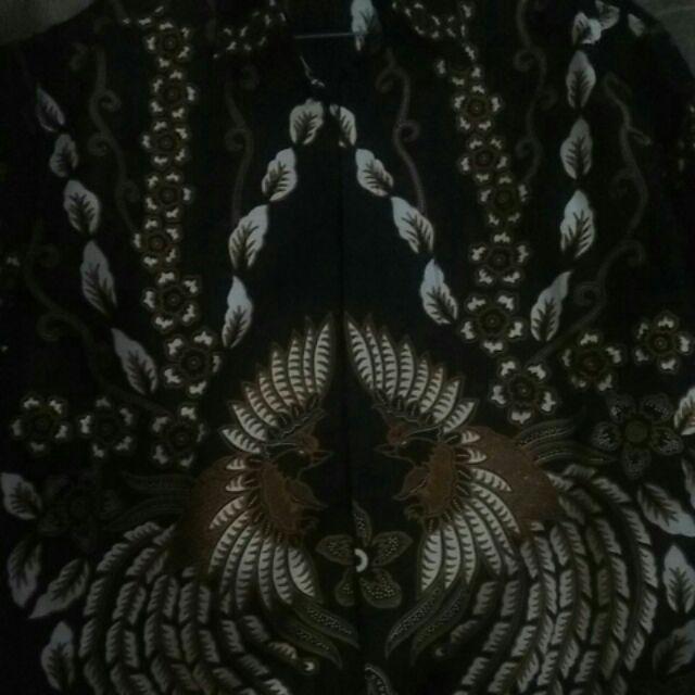 Bswart Batik Hrb026 Kenongo Hem Pendek Padi Pekalongan M L Xl Batik Pria Murah Modern Grosir