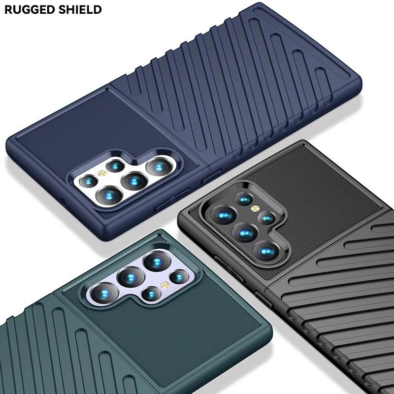 SAMSUNG S22 PLUS / S22 ULTRA / S22 SOFT CASE RUGGED ARMOR THUNDER COVER SOFTCASE SILICONE - S22