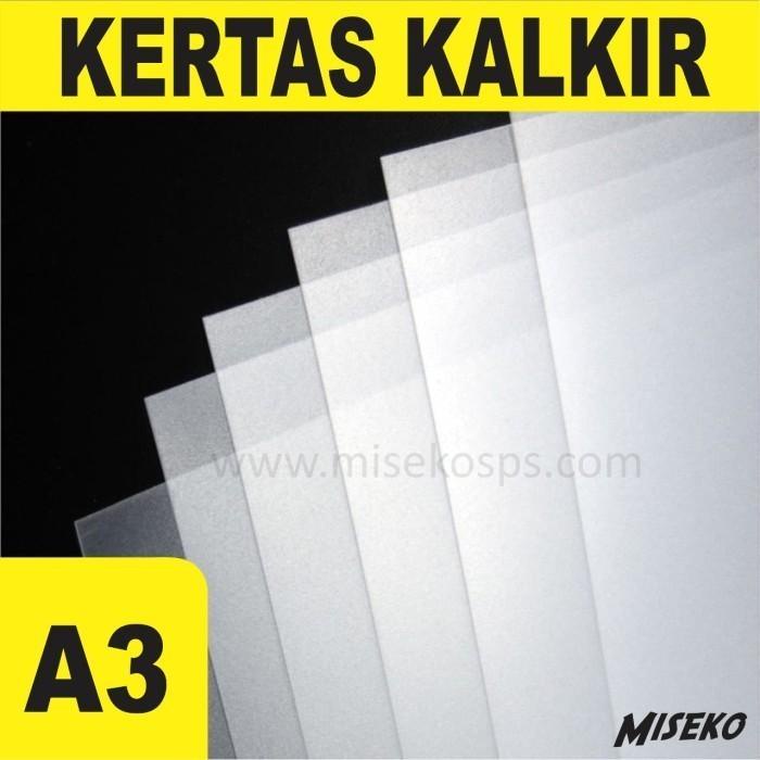 

Kertas Kalkir A3 80/85 Gr Tracing Paper Ukuran Isi 100 Lembar