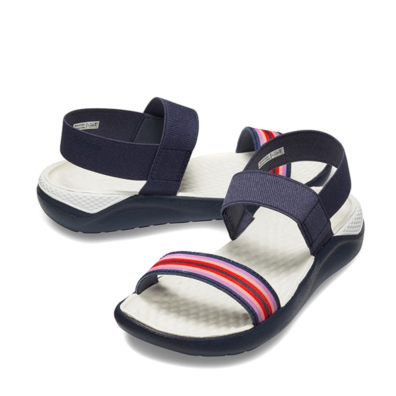 Crocs Sendal Crocs / Literide Sandal Tali 1 Wanita / Sandal Karet / Sendal suster / perawat 05106