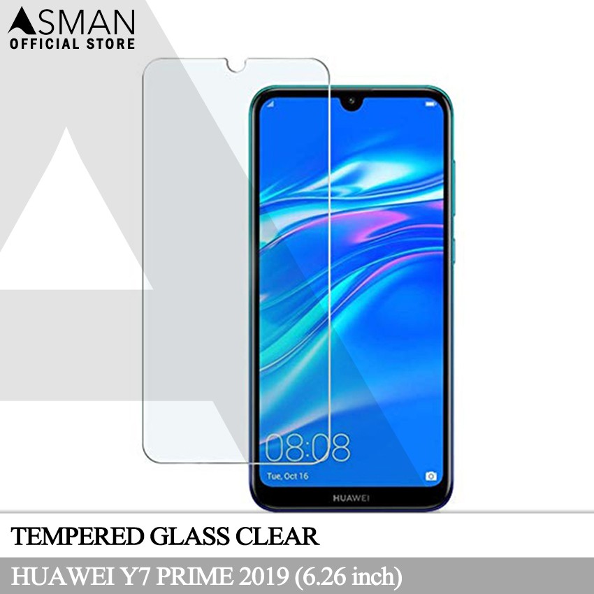 Tempered Glass Huawei Y7 Prime (2019) | Anti Gores Pelindung Layar Kaca - Bening