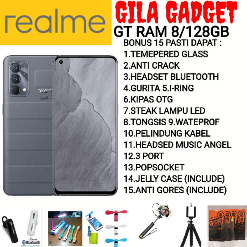 REALME GT 5G RAM 8/128GB RESMI