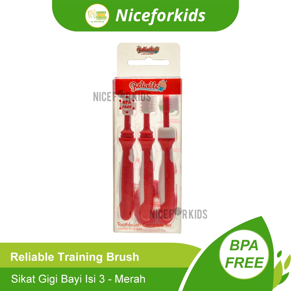 Reliable Training Toothbrush Sikat Gigi Bayi 3 Step