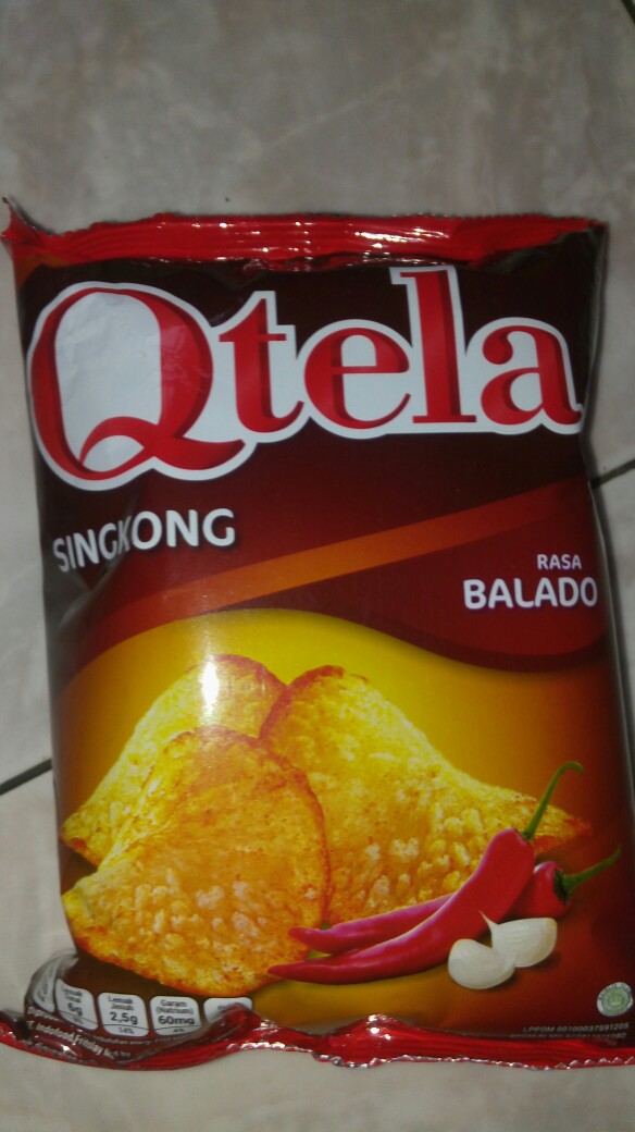 Jual Qtela Rasa Balado Keripik Singkong 60g Bloralapak Shopee Indonesia